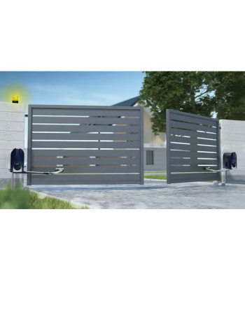 GENIUS COMPAS KIT 2 moteurs 24V à bras pour portails battants