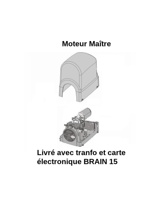 Genius by Faac bloc moteur COMPAS maître 6170136-1