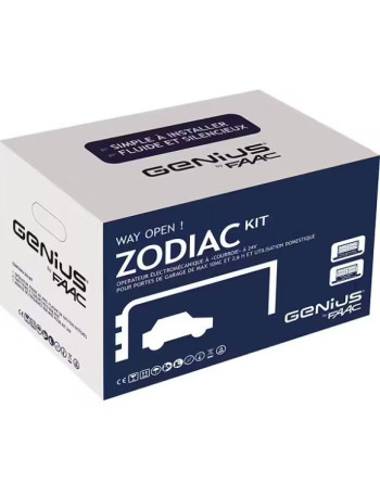 Motorisation de porte de garage GENIUS  ZODIAC60 avec courroie Nylon