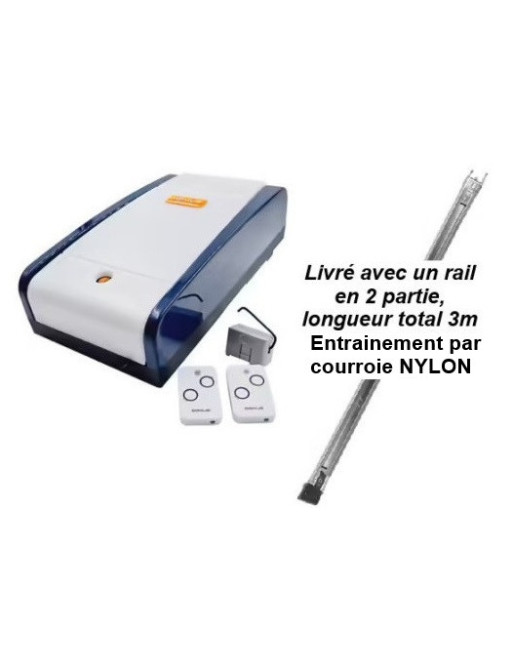 Motorisation de porte de garage GENIUS  ZODIAC60 avec courroie Nylon