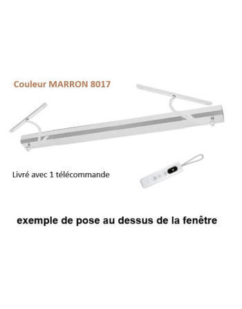 Motorisation pour volet battant commande par radio MARRON 8017. ND2 SENSO 105761