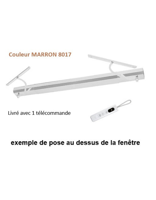 Motorisation pour volet battant commande par radio MARRON 8017. ND2 SENSO 105761