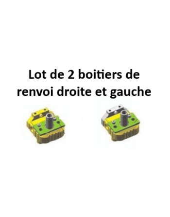 2 boitiers de renvois 1 droit et 1 gauche pour volet battant ADYX DIAGRAL By ADYX FAAC VOLTEC GENIUS