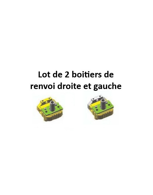 2 boitiers de renvois 1 droit et 1 gauche pour volet battant ADYX DIAGRAL By ADYX FAAC VOLTEC GENIUS