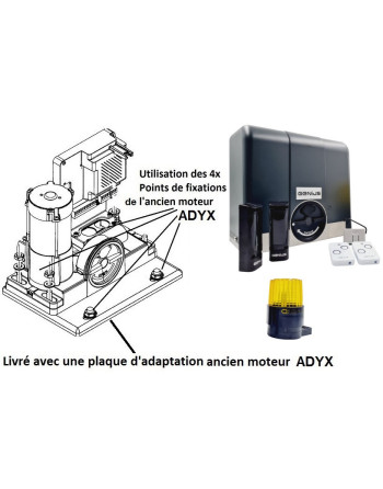 Blizzard Kit 400 C ENC 24V – Motorisation portail coulissant 400 kg – Télécommandes et sécurités incluses