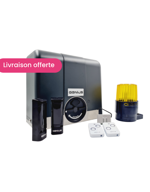 GENIUS BLIZZARD KIT 400 C ENC 24 V Genius by FAAC BLIZZARD - Kit Motorisation Portail Coulissant