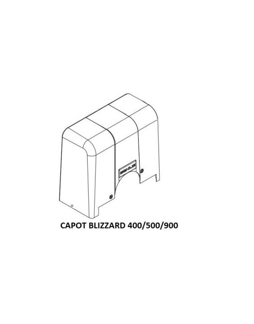 GENIUS BLIZZARD Capot bloc moteur coulissant GENIUS BLIZZARD